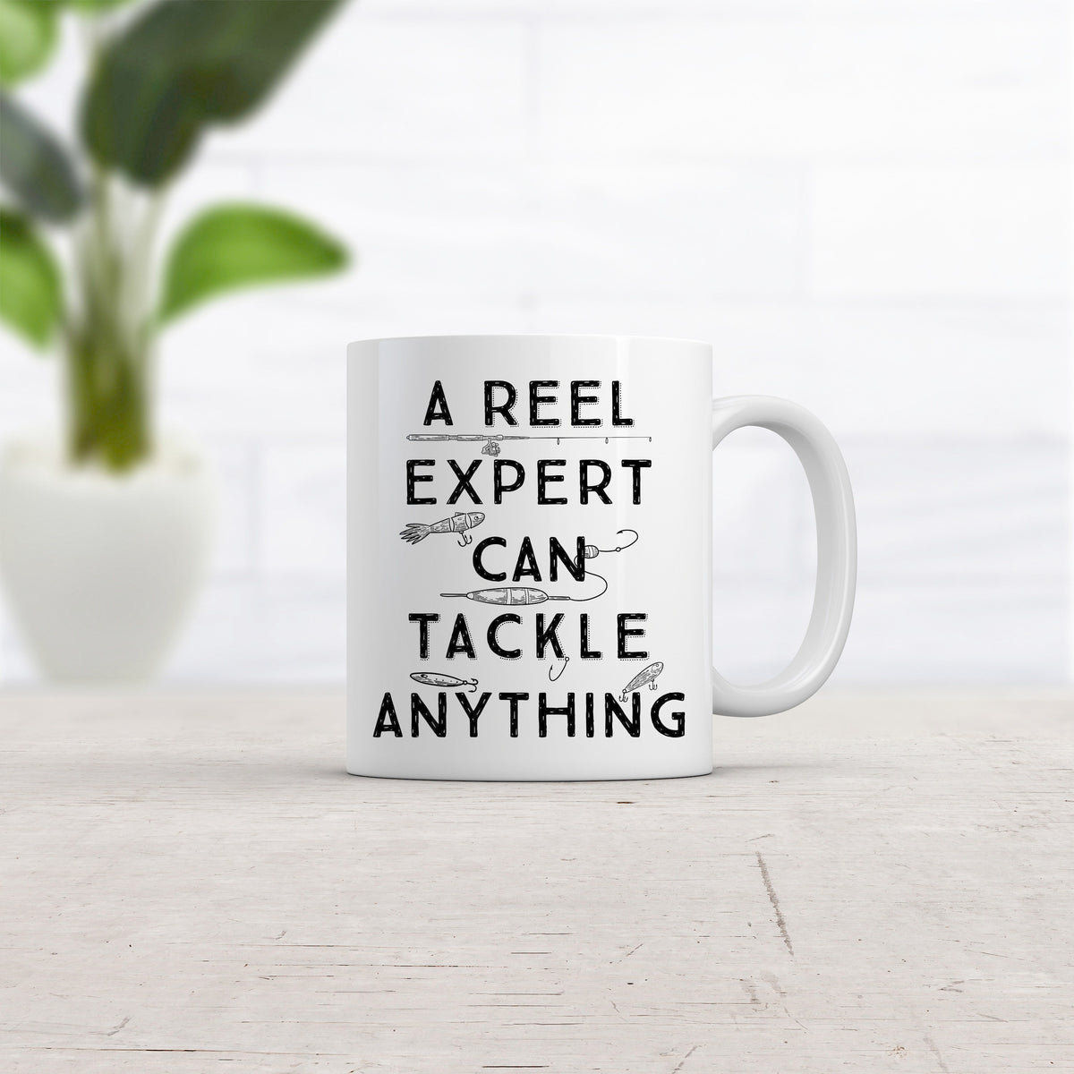 Offensive Fishing MugHumorous Fishing MugsRude Fishing Coffee Cup Reel Expert Can Tackle AnythingDrinking MugsFathers DayFishing Gifts Graphic Tee – Bold Style · Perfect For Daily Wear
