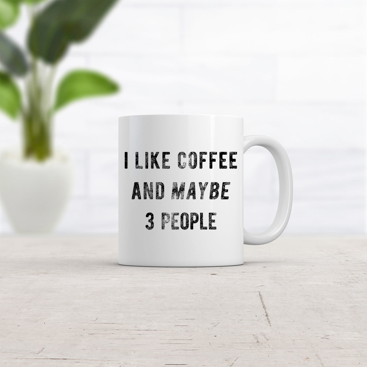 Offensive Coffee Mug Humorous Caffeine Mugs Rude Coffee Cup I Like Coffee And Maybe 3 People Funny Coffee Mugs Sarcastic Mugs Graphic Tee – Soft Feel · High-Quality Print