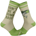 Funny Dad Socks Don39t Be A Dumb Bass Socks Funky Fishing Socks Fisherman Gifts Under 15 Fish Socks Man Dad Socks Graphic Tee – Aesthetic Look · High-Quality Print