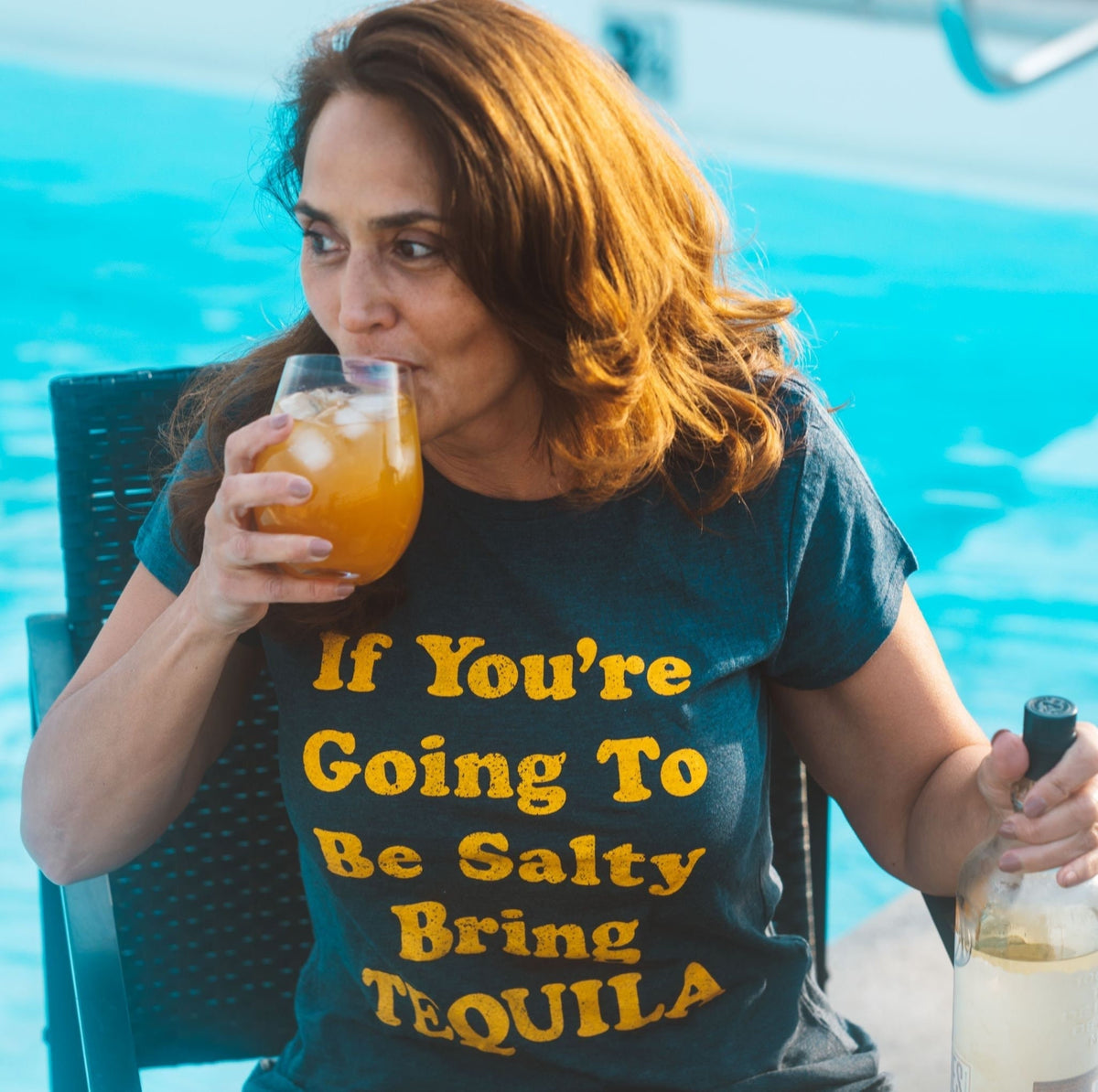 Funny Drinking Shirt Going to Be Salty Bring The Tequila Tacos and Tequila Shirt Funny Shirts Funny Shirts for Women Funny Tequila Graphic Tee – Everyday Comfort · Must-Have Style