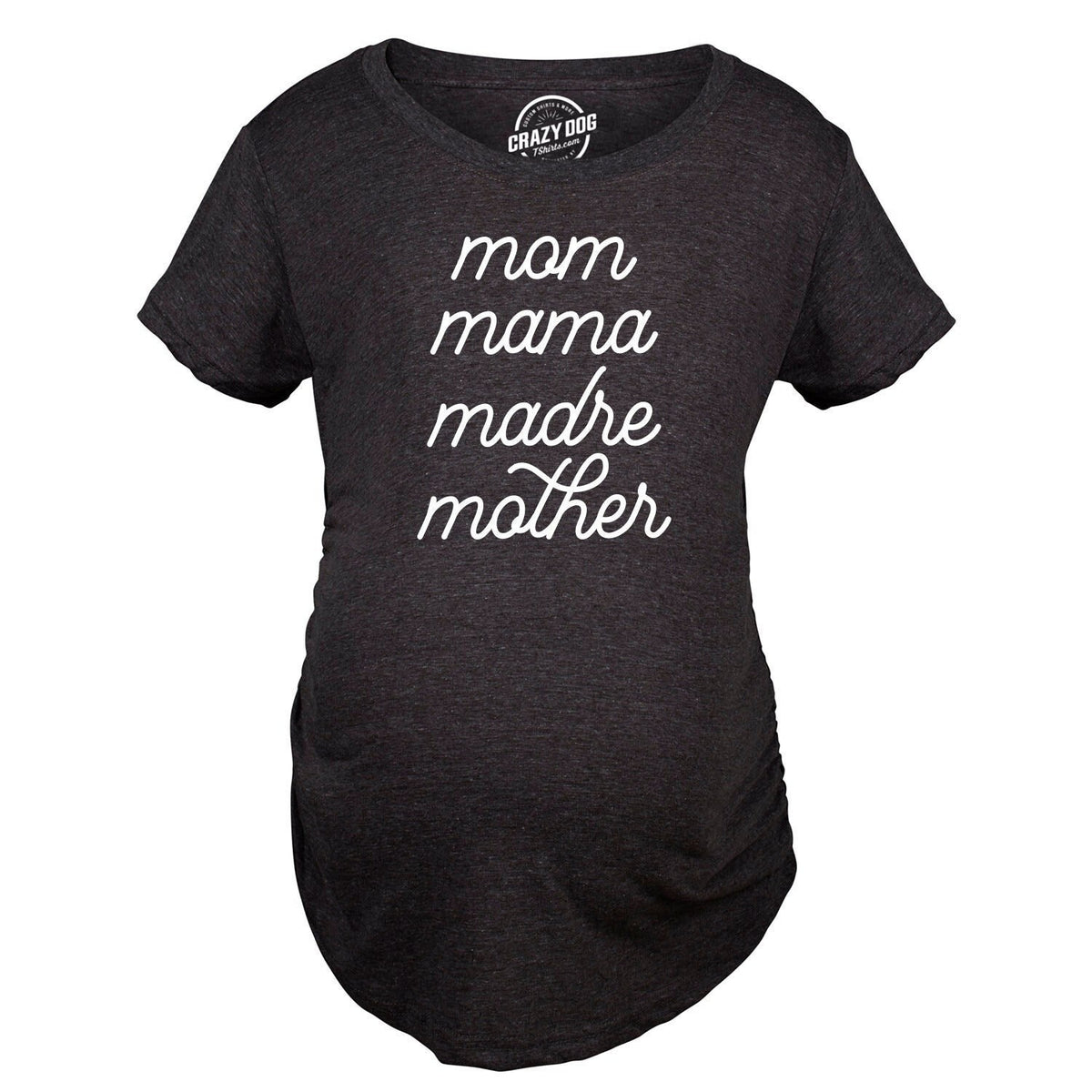 Mom Mama Madre Mother Maternity Shirt Maternity Shirts With Sayings Funny Pregnant Shirt Cute Maternity Shirt Baby Announcement Shirt Graphic Tee – Premium Graphic · Perfect For Daily Wear