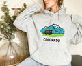 Colorado Hoodie Mountain Bear Unisex Colorado Sweatshirt Bear Hoodie Personalization Available Hoodie – Cozy Vibes · Great Gift For Fans