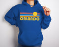 Orlando Florida Hoodie Retro Sunrise Unisex Orlando Sweatshirt Personalization Available Hoodie – Feel-Good Design · Top Pick For Any Outfit