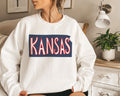 Kansas Sweatshirt State Design Unisex Crewneck Kansas Sweatshirt Personalization Available Sweatshirt – Bold Style · Perfect For Daily Wear