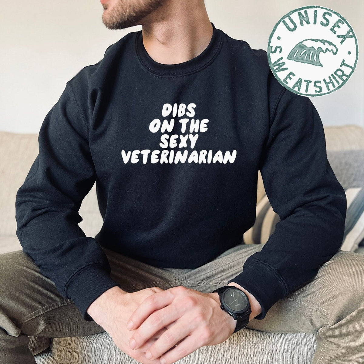 Veterinarian Vet Wife Husband Boyfriend Girlfriend Sweatshirt Funny Sweater Shirt Birthday Gifts For Men and Women Sweatshirt – Easygoing Wear · Must-Have Style