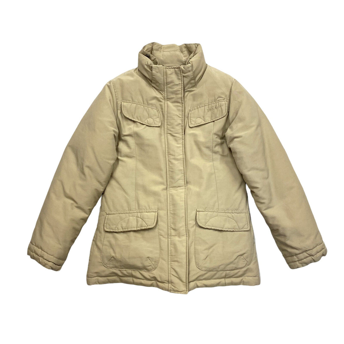 Woolrich Womens Cotton Nylon Short Padded Down Jacket Vintage Designer Beige Graphic Tee – Premium Graphic · Great Gift For Fans
