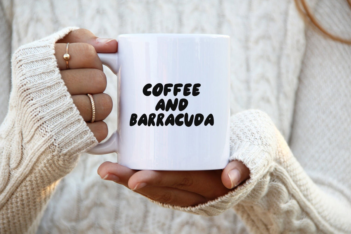 Barracuda Mug Funny Coffee Cup Birthday Gifts for Men and Women Graphic Tee – Easygoing Wear · Perfect For Daily Wear