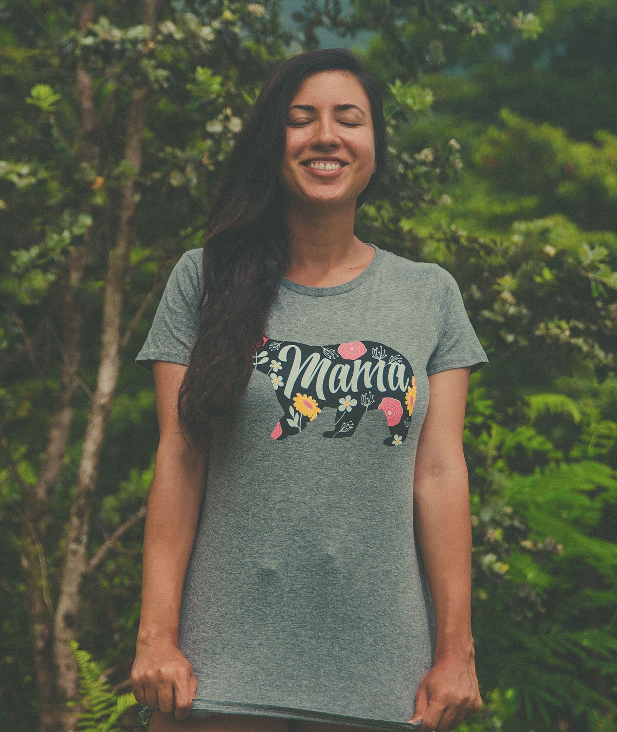 Mama Bear FLORAL Shirt Flower Shirt Moms Cute Floral New Mom T Shirt Gift For New Moms Momma Bear Floral Tshirt Graphic Tee – Bold Style · High-Quality Print