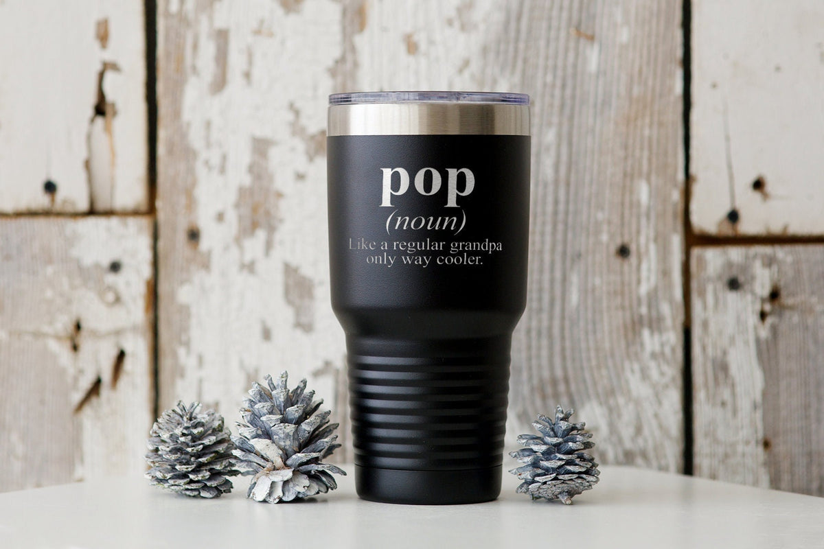 Pop Grandpa Fathers Day Definition Tumbler Funny Appreciation Gifts Wine Lover Travel Coffee Mug Birthday Gift For Men and Women Graphic Tee – Warm & Stylish · Top Pick For Any Outfit