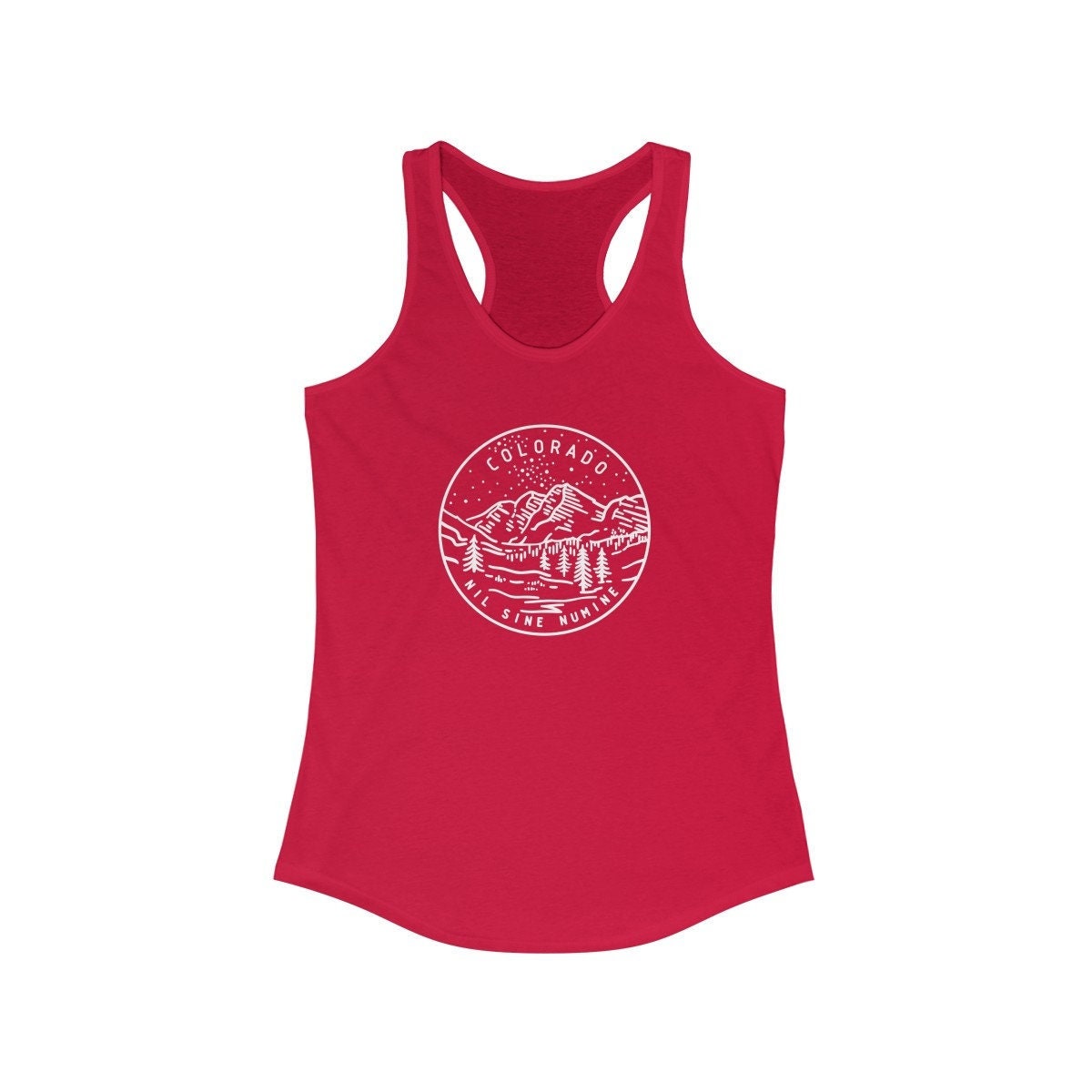 Colorado Women39s Tank Top State Design Racerback Colorado Tank Top Personalization Available Tank Top – Soft Feel · Perfect For Daily Wear