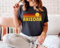Arizona TShirt Retro Sunset Unisex Arizona Shirt Personalization Available Graphic Tee – Easygoing Wear · Top Pick For Any Outfit