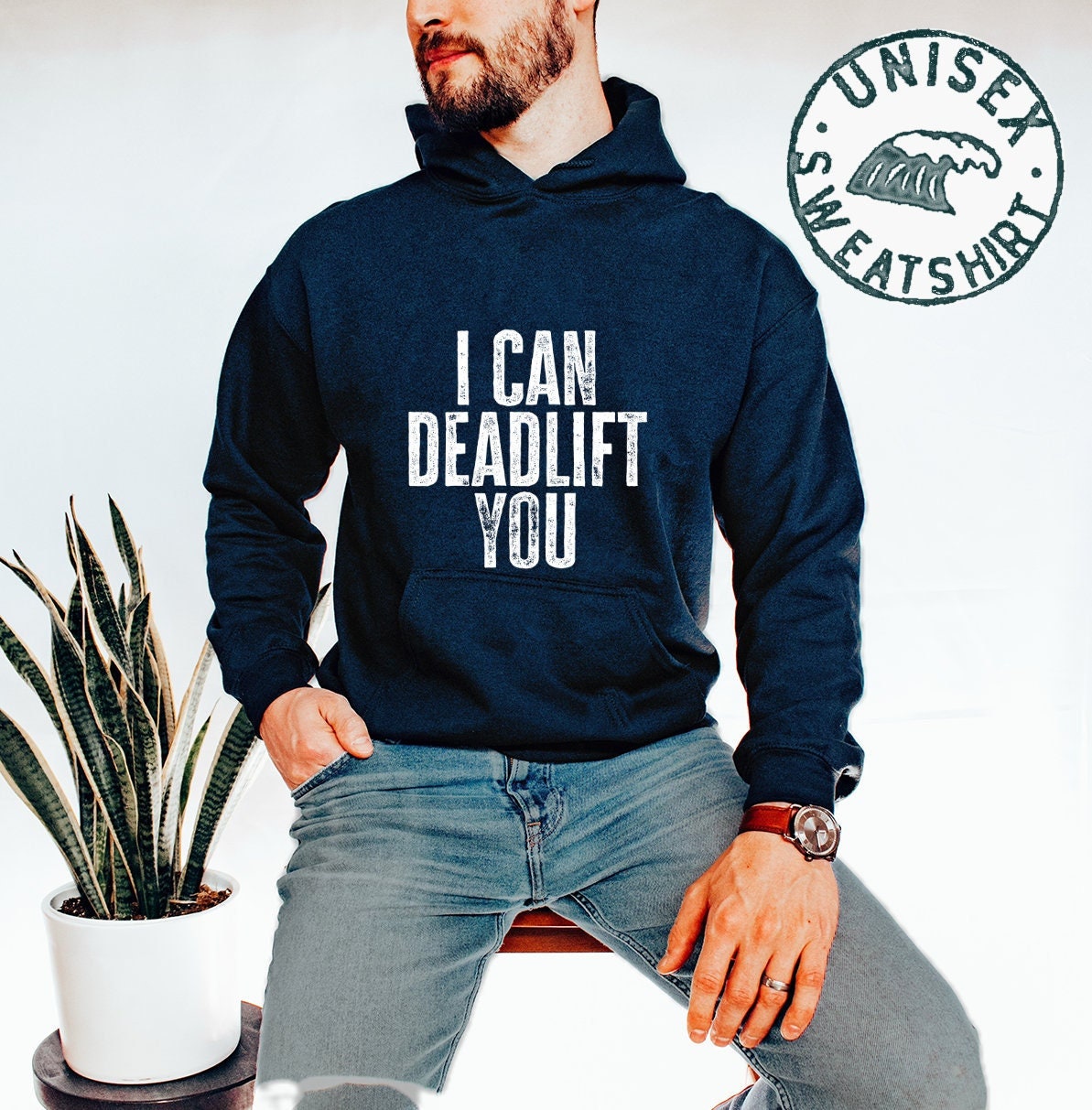 Deadlift Weightlifting Lifting Weights Workout Hoodie Funny Hooded Sweatshirt Birthday Gifts for Men and Women Hoodie – Easygoing Wear · Top Pick For Any Outfit