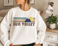 Sun Valley Idaho Sweatshirt Fall Retro Mountain Unisex Crewneck Sun Valley Sweatshirt Personalization Available Sweatshirt – Soft Feel · Great Gift For Fans