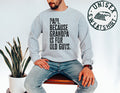 Papi New Grandpa Fathers Day Grandfather Sweatshirt Funny Sweater Shirt Birthday Gifts for Men and Women Sweatshirt – Aesthetic Look · High-Quality Print
