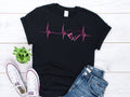 Hairdresser Heartbeat Shirt Hairstylist Shirt For Women Gift For Hairdresser Funny Hairstylist Shirt Funny Barber T shirt Beautician Graphic Tee – Bold Style · High-Quality Print