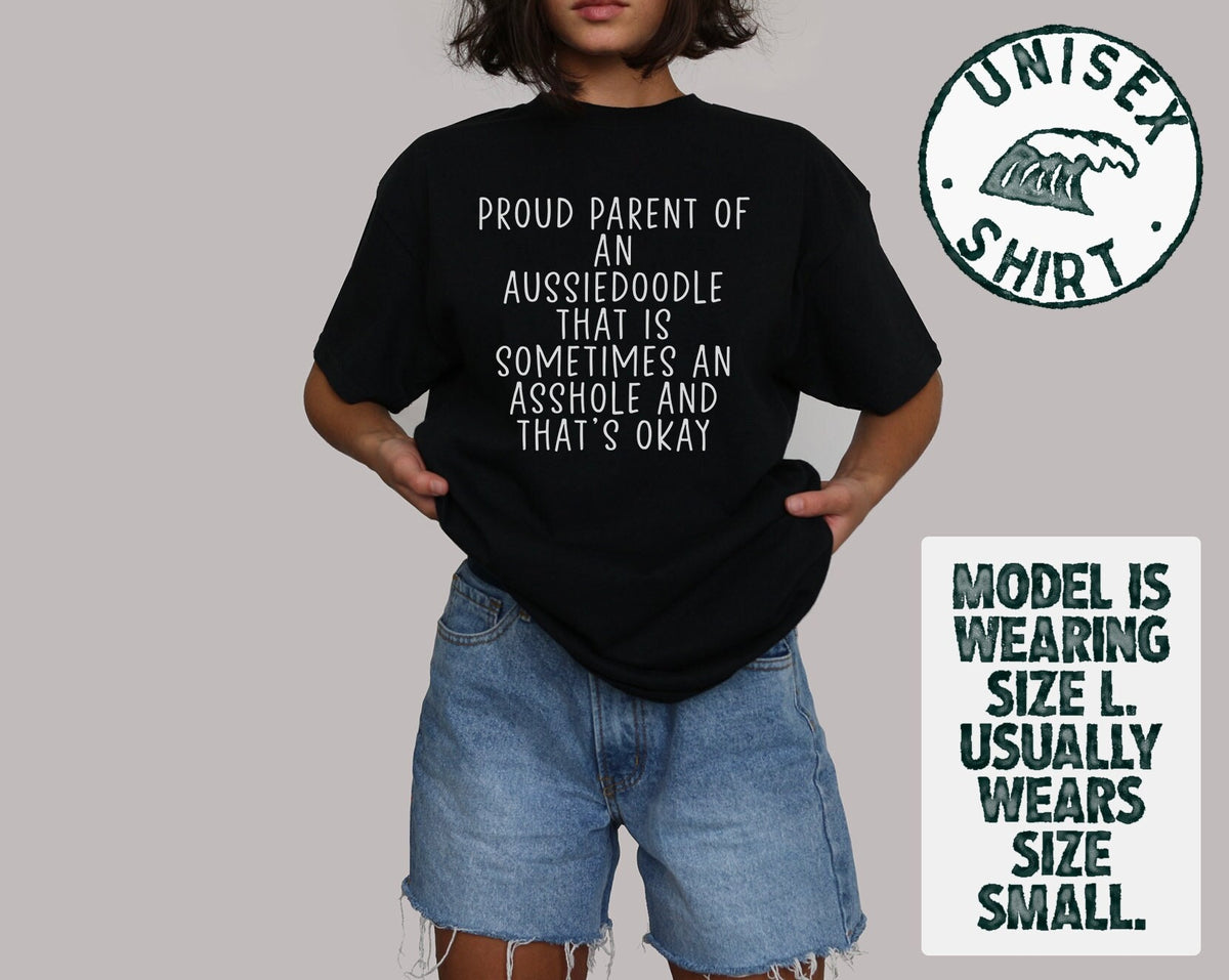 Aussiedoodle Gifts Aussiedoodle Shirt Aussiedoodle Tshirt Aussiedoodle Birthday Gifts for Men and Women Graphic Tee – Bold Style · High-Quality Print