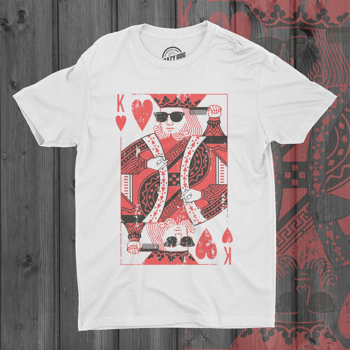 Poker Shirts Mens King Of Hearts Shirt Playing Card Shirt Royalty Shirt Mens Funny Shirt Funny Workout Shirt for Men Graphic Tee – Premium Graphic · Must-Have Style