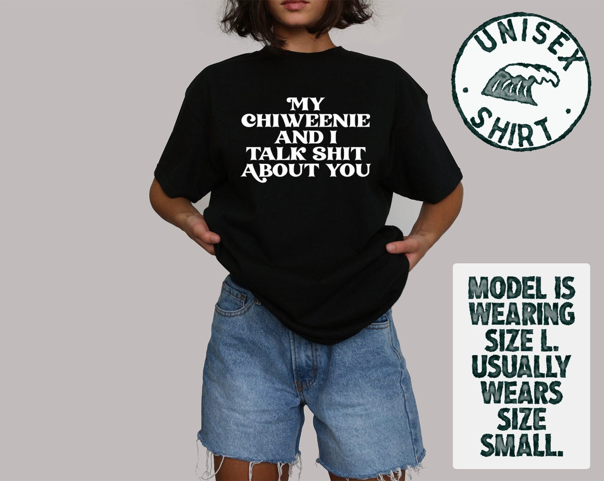Chiweenie Dog Mom Dad Lover Owner Shirt Funny Tee Tshirt Birthday Gifts for Men and Women Graphic Tee – Everyday Comfort · Great Gift For Fans