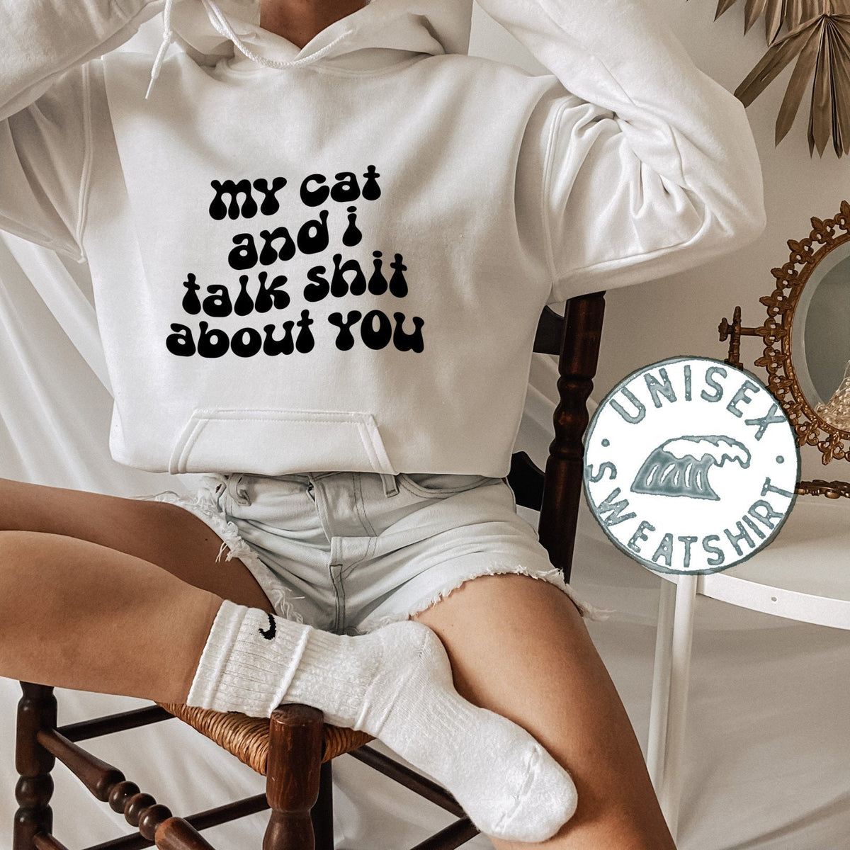 Cat Mom Dad Lover Owner Hoodie Funny Hooded Sweatshirt Birthday Gifts for Men and Women Hoodie – Fan Favorite · Great Gift For Fans