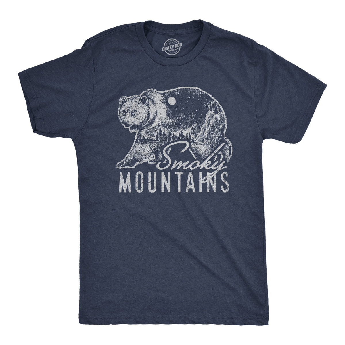Retro Great Smoky Mountains Bear Funny Nature Shirt Great Outdoors Shirt Mountains Shirt Mens Wilderness Nature Shirt Camping Shirts Graphic Tee – Bold Style · Must-Have Style