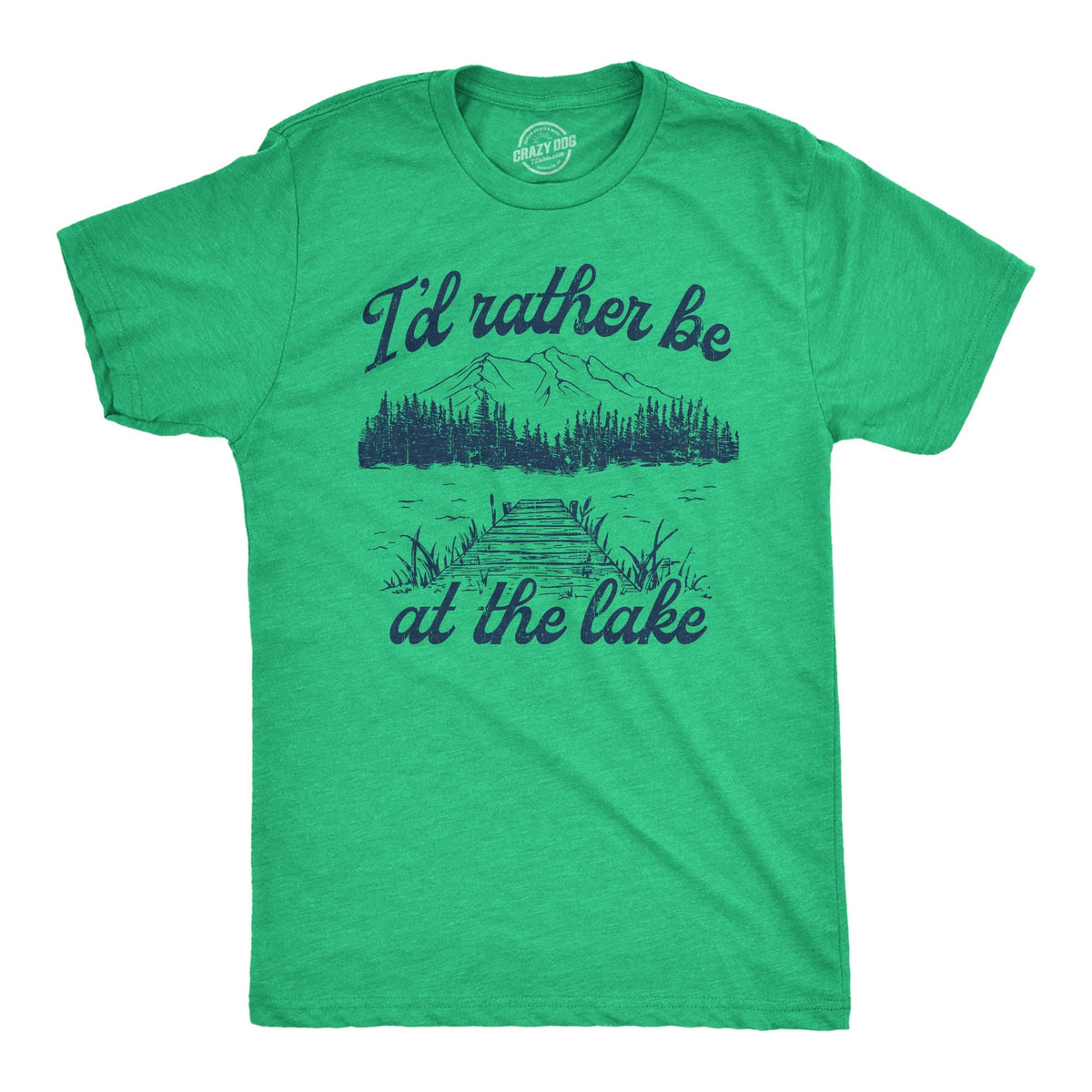 Rather Be At The Lake Shirt Lake Fishing Shirt Fishing Holiday Camping Gear Happy Camper T shirt Funny Camping Shirt For Men Graphic Tee – Aesthetic Look · High-Quality Print