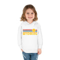 Wyoming Toddler Hoodie Retro Sunrise Unisex Wyoming Toddler Sweatshirt Personalization Available Hoodie – Fan Favorite · Trending Graphic Apparel