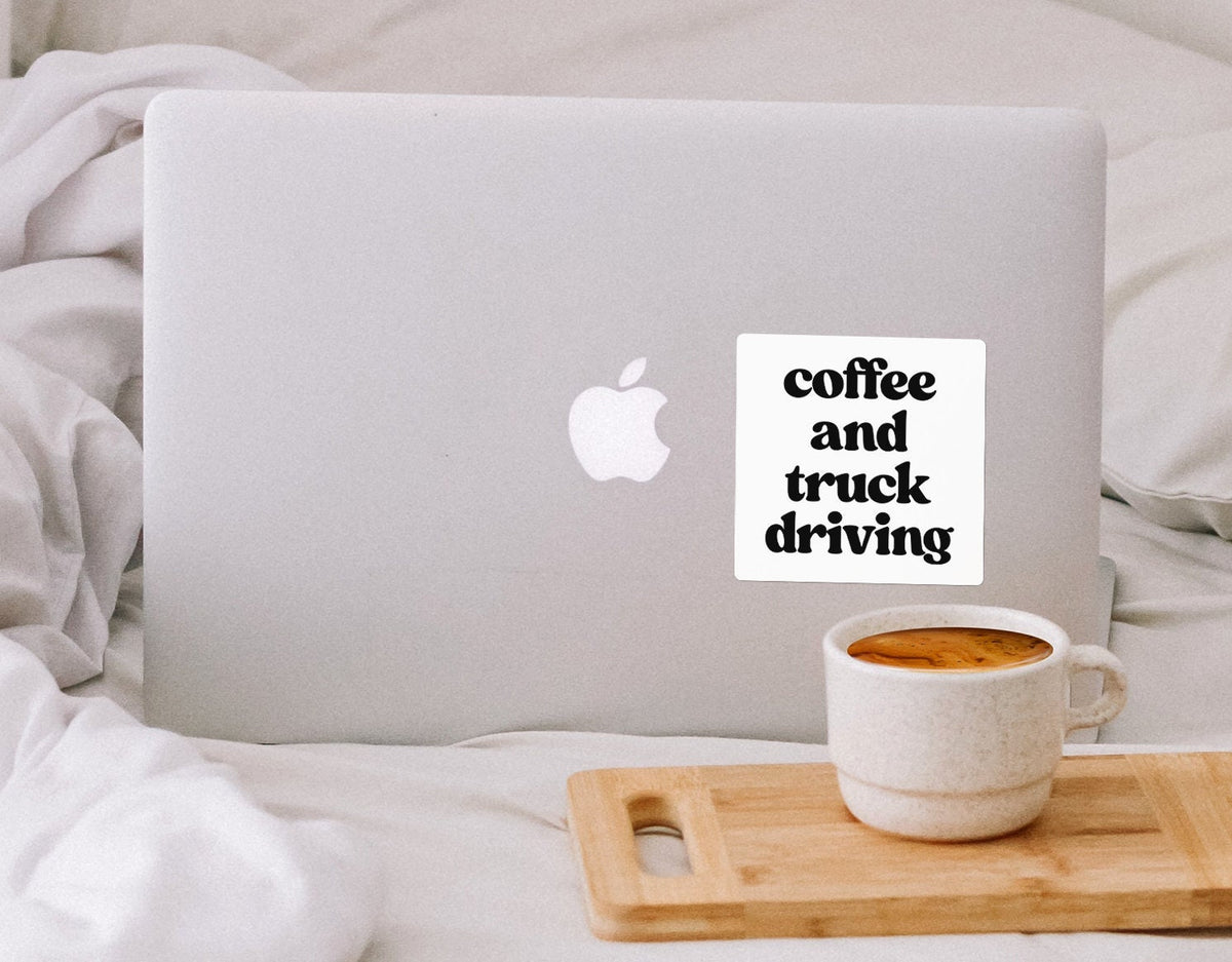 Truck driver 1970s 70s Sticker Gifts For Laptop Funny Vinyl Sticker Women Men Him Her Graphic Tee – Bold Style · Great Gift For Fans