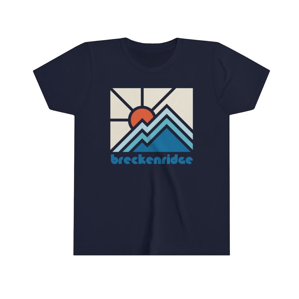 Breckenridge Colorado Youth TShirt Minimal Mountain Unisex Kids Breckenridge Youth Shirt Personalization Available Graphic Tee – Cozy Vibes · Must-Have Style