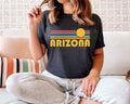 Arizona Graphic Tee Retro Sunset Adult Unisex Arizona T Shirt Personalization Available Graphic Tee – Cozy Vibes · Perfect For Daily Wear