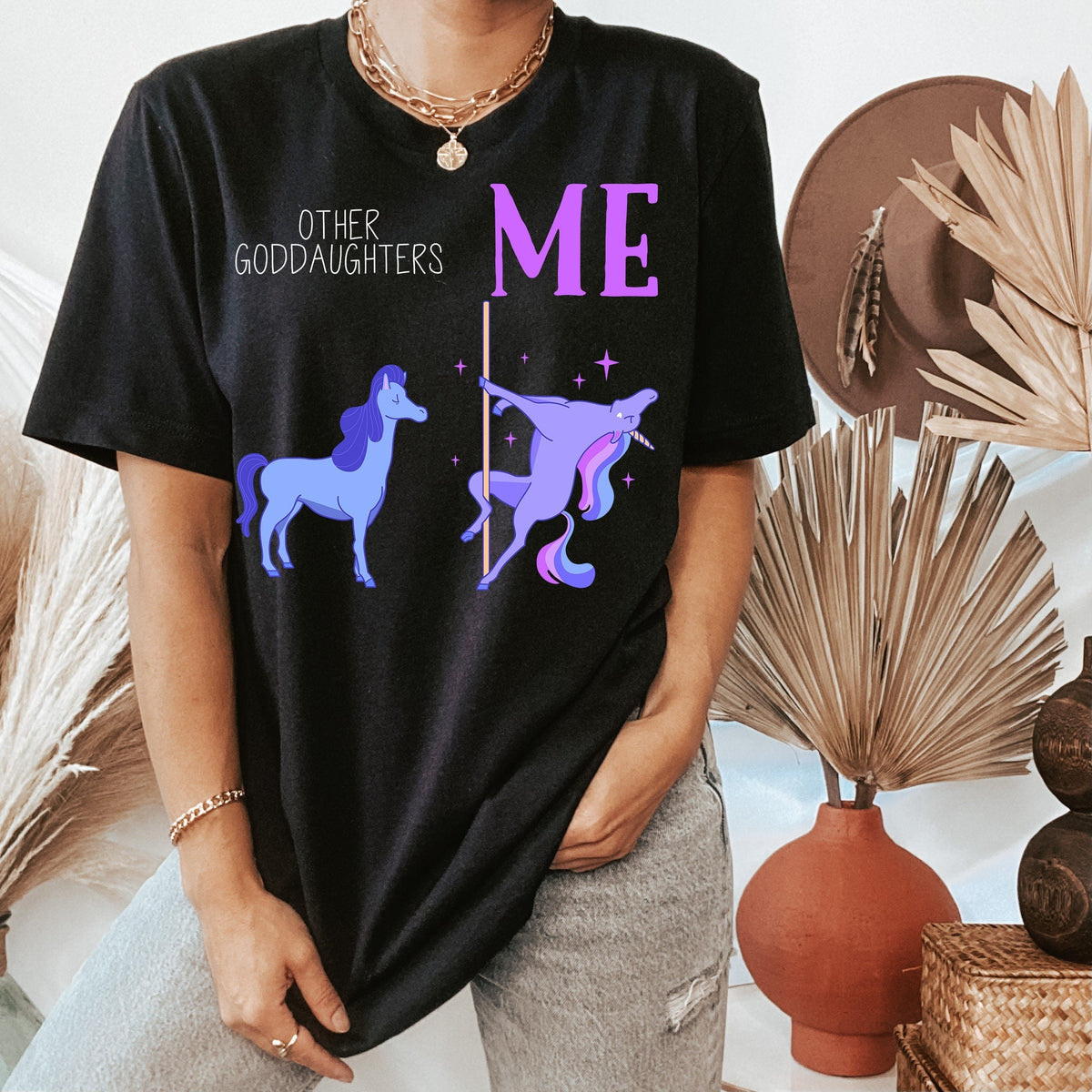 Goddaughter Gifts Goddaughter Shirt Goddaughter Tshirt Goddaughter Birthday Gifts for Men and Women Graphic Tee – Aesthetic Look · High-Quality Print