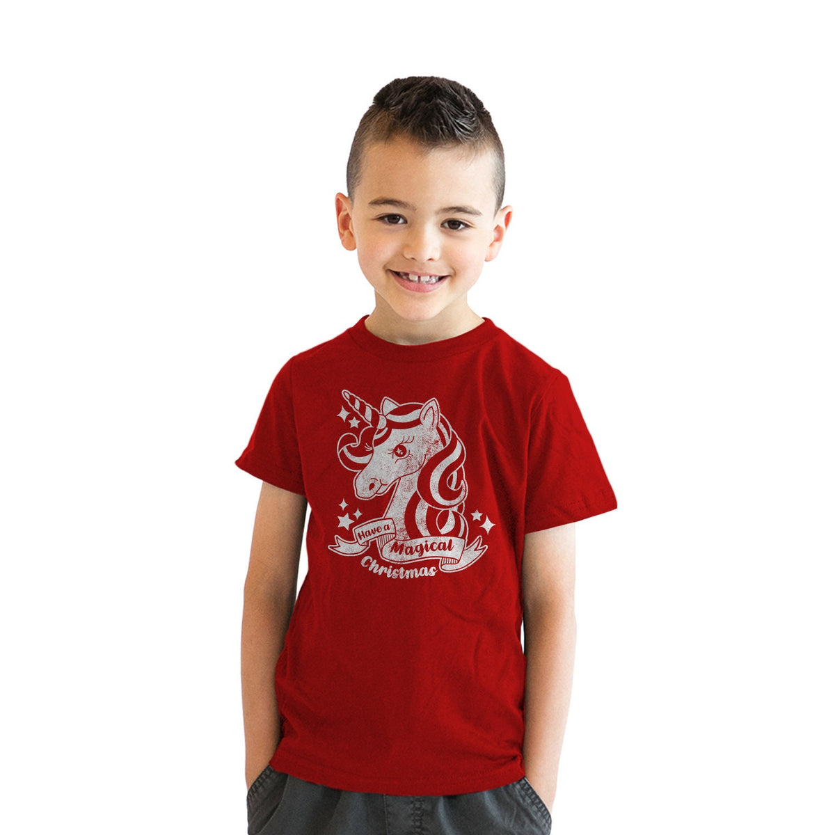 Youth Have a Magical Christmas Youth Sibling Shirts Gift For Kids Cute Unicorn Christmas Unicorn Shirts Christmas Shirts Kids Shirts Graphic Tee – Soft Feel · Great Gift For Fans