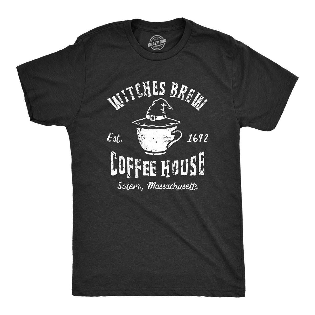 Witches Brew Coffee House Unisex Witch Shirts Halloween Shirts Witch Halloween Salem Witch Trials Vintage Halloween Shirts Salem Shirt Graphic Tee – Bold Style · Must-Have Style