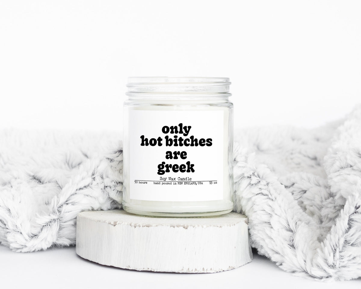 Greek Greece Pride Mom Dad Sister Best Friend Gifts Funny Candle Housewarming Soy Wax Scented Decor Graphic Tee – Feel-Good Design · High-Quality Print