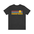 Cannon Beach Oregon TShirt Retro Sunrise Adult Unisex Cannon Beach TShirt Personalization Available Graphic Tee – Soft Feel · Top Pick For Any Outfit