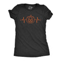 Pumpkin Heartbeat Womens Fall Shirt Womens Autumn Shirt Funny Womens TShirts Pumpkin Shirts Pumpkin Season Graphic Tee – Feel-Good Design · Perfect For Daily Wear