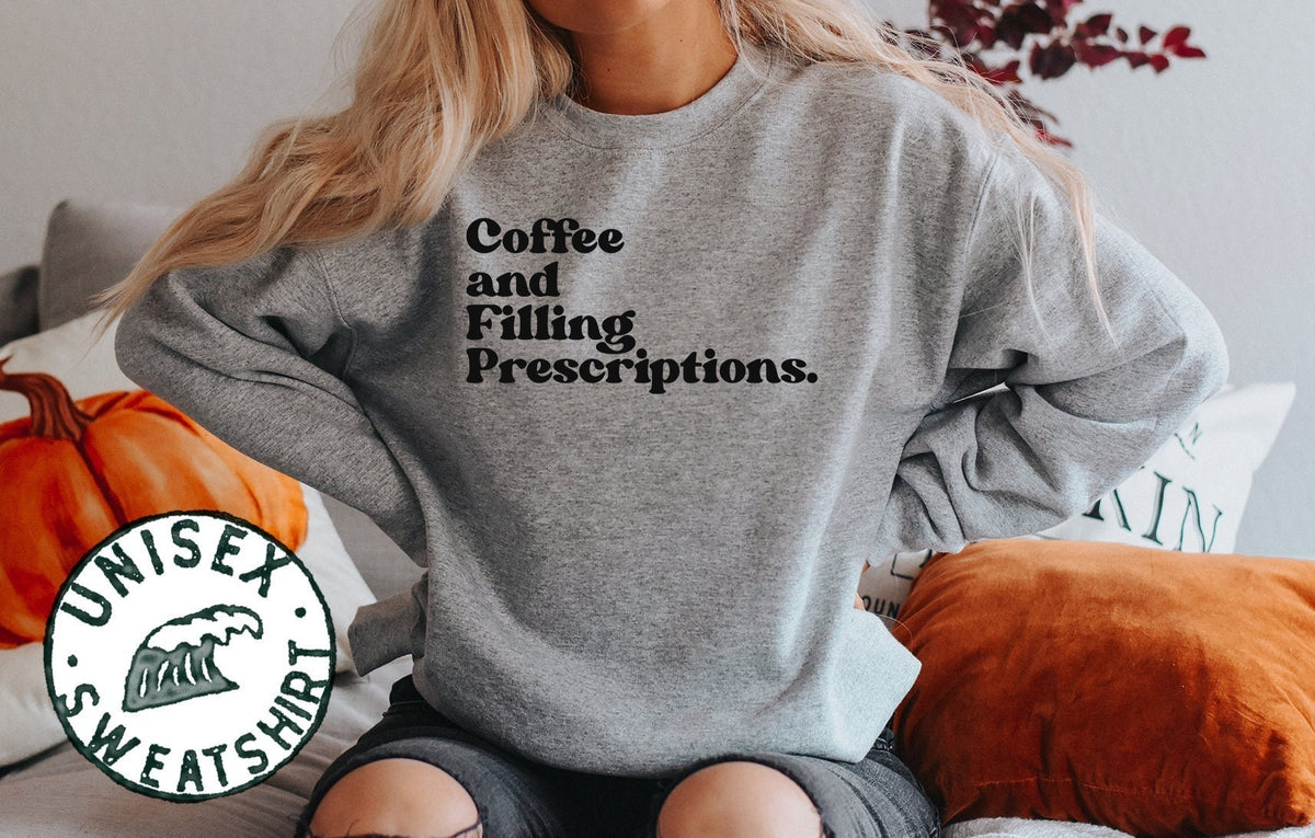 Pharmacy Technician School Graduation Sweatshirt Funny Sweater Shirt Birthday Gifts for Men and Women Sweatshirt – Warm & Stylish · Great Gift For Fans