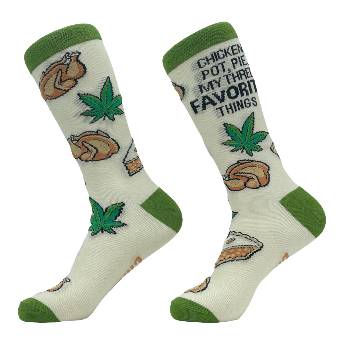 Funny Weed Socks Chicken Pot Pie Funny Groomsmen Smoker Socks Funky Socks 420 Socks Cannabis Socks Funny Mens Socks Funny Pot Socks Graphic Tee – Feel-Good Design · Trending Graphic Apparel