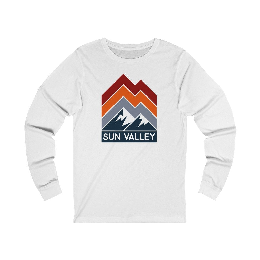 Sun Valley Idaho Long Sleeve Shirt Retro Mountain Unisex Sun Valley Shirt Personalization Available Graphic Tee – Aesthetic Look · Great Gift For Fans