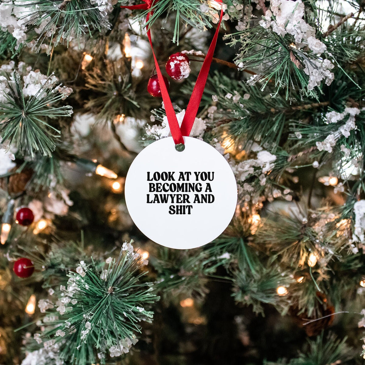 Lawyer Law School Student Graduation Gifts Ornament Round Christmas Stocking Stuffer Graphic Tee – Premium Graphic · Perfect For Daily Wear