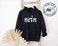 Nein No in German Germany Hoodie Linguistics Major Funny Hooded Sweatshirt Birthday Gifts for Men and Women Hoodie – Fan Favorite · High-Quality Print