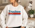 Truckee California Sweatshirt Retro Bike Adult Unisex Truckee Sweatshirt Personalization Available Sweatshirt – Soft Feel · Perfect For Daily Wear