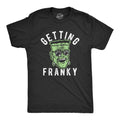 Getting Franky Halloween Shirt Frankenstein Shirts Funny Halloween Shirt Halloween Costume Shirt Drinking Shirts Graphic Tee – Warm & Stylish · Must-Have Style