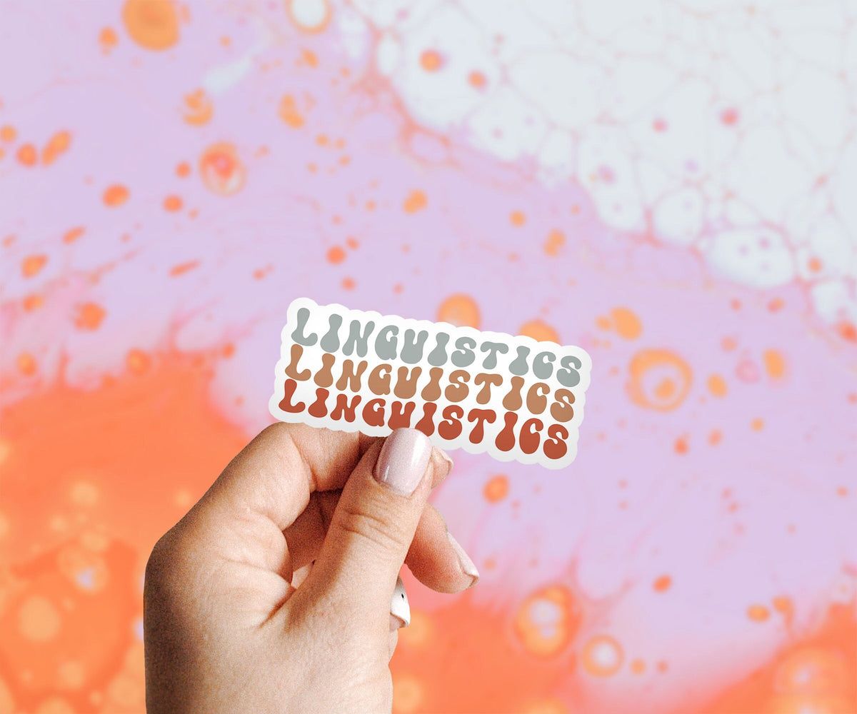 Linguistics Linguist Graduation Sticker Gifts Kiss Cut For Laptop Funny Vinyl Sticker Women Men Him Her Graphic Tee – Bold Style · Perfect For Daily Wear