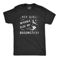 Hey Girl Wanna Ride My Broomstick Witch T shirt Halloween Shirt Mens Funny Halloween Shirt Halloween Costume Ideas Innuendo Graphic Tee – Everyday Comfort · Perfect For Daily Wear