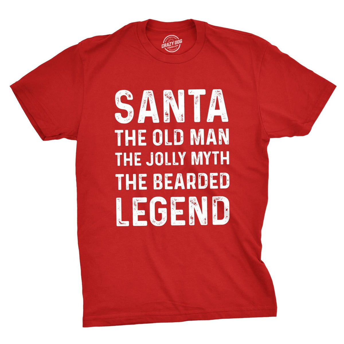 Santa The Old Man Christmas Shirt Christmas Shirt Man The Bearded Legend Beard Shirts Festive Tees Men Funny Christmas Shirts Graphic Tee – Everyday Comfort · Great Gift For Fans