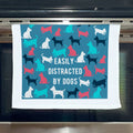 Easily Distracted By Dogs Tea Towels Funny Hand Towels Housewarming Gift Christmas Gift Hostess Gift Dog Mom Gifts Dog Towels Graphic Tee – Everyday Comfort · Trending Graphic Apparel