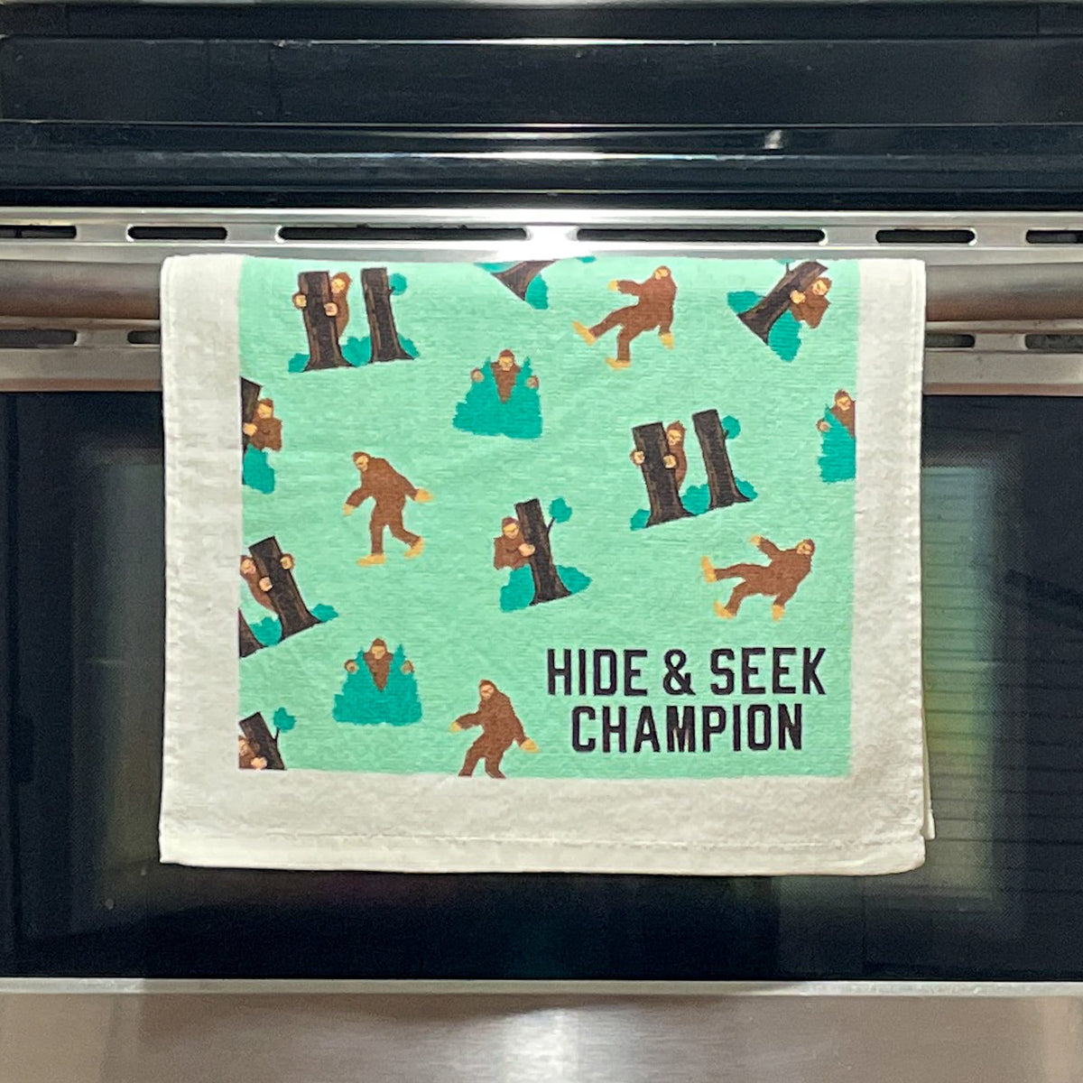 Hide And Seek Towel Big Foot Towels Adulting Sucks Housewarming Gift Christmas Gift Hostess Gift Funny Towels Sasquatch Towels Graphic Tee – Fan Favorite · Perfect For Daily Wear