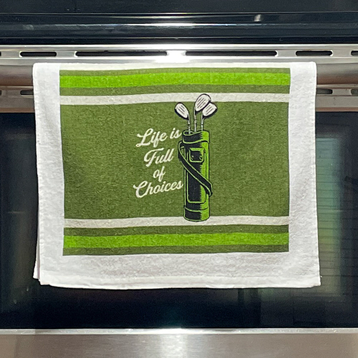 Life39s Full Of Choices Tea Towels Funny Hand Towels Housewarming Gift Christmas Gift Hostess Gift Funny Towels Golf Towels Golf Bag Tote Bag – Fan Favorite · Perfect For Daily Wear