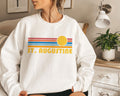St Augustine Florida Sweatshirt Retro Sunrise Unisex St Augustine Sweatshirt Personalization Available Sweatshirt – Soft Feel · Trending Graphic Apparel