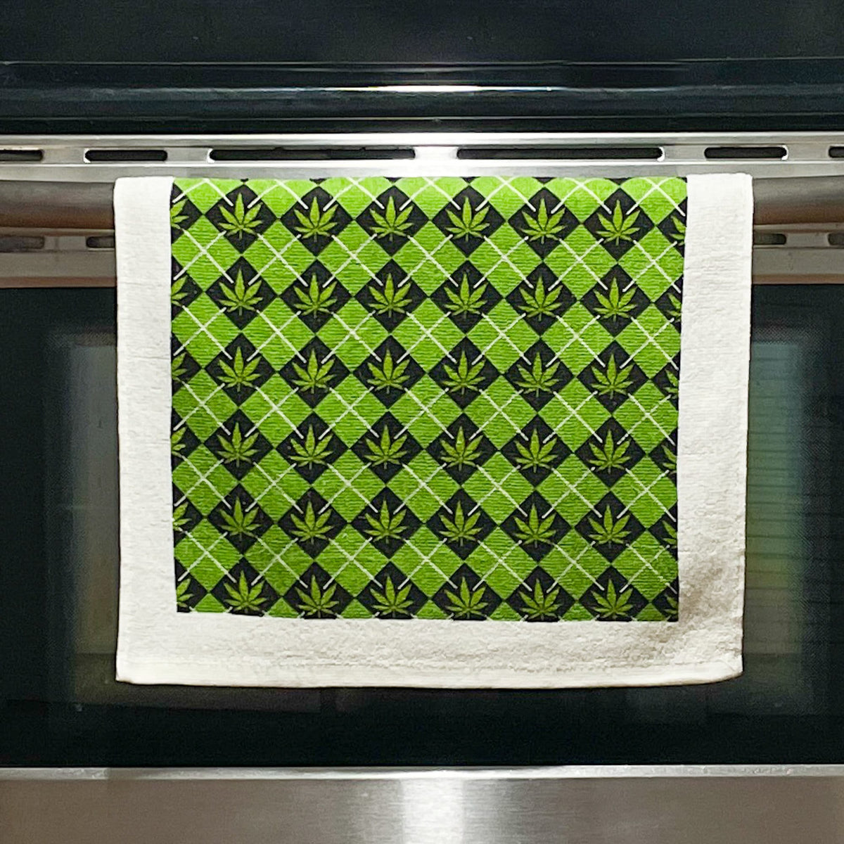 Weed Argyle Towels Funny Hand Towels Housewarming Gift Christmas Gift Hostess Gift Pot Head Weed Towels Gifts For Stoners Graphic Tee – Everyday Comfort · Must-Have Style